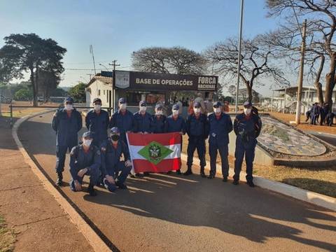 Bombeiros de SC participam de primeiro ciclo de combate a incêndios florestais da Força Nacional