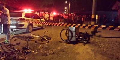 Motociclista morre após desviar de bicicleta