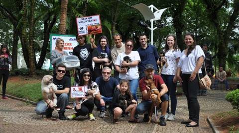 Os cuidados com os animais na Cãominhada