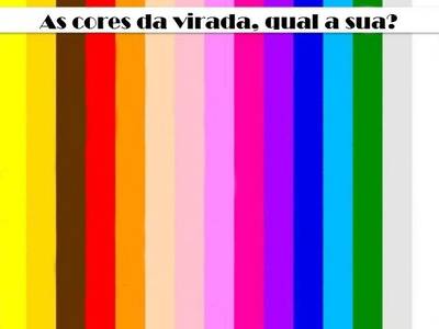 Fique ligado nos significados das cores para o Réveillon 