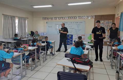 Maio Amarelo: Demutran realiza ação nas escolas de Morro da Fumaça