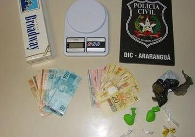 Pela terceira vez, homem é preso por tráfico de drogas 