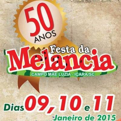 Festa da Melancia de Içara comemora 50 anos 