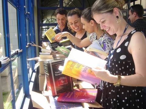 Sest Senat de Criciúma arrecada livros para projeto 