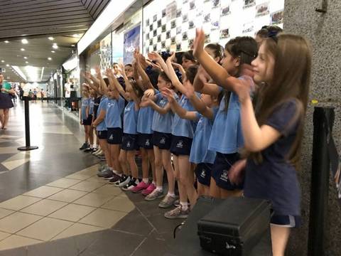 Coral Infantil Marista se apresenta no Terminal Central
