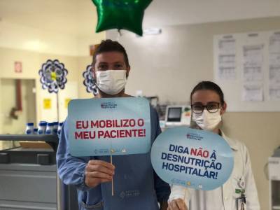 HSJ participa da campanha nacional contra a desnutrição hospitalar