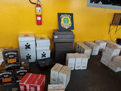 PRF apreende vinho argentino importado irregularmente na BR-101