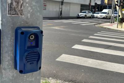 Mais de 70 semáforos sonoros estavam com defeito em Criciúma, aponta DTT