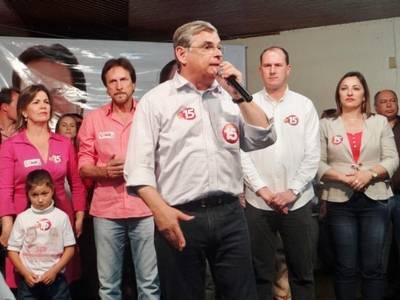 Comício de César e Anisio tem Moreira no apoio
