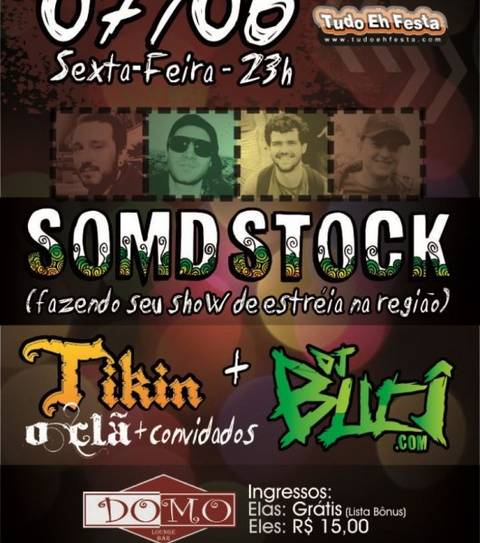 Banda SomdStock faz primeiro show em Criciúma nesta sexta-feira