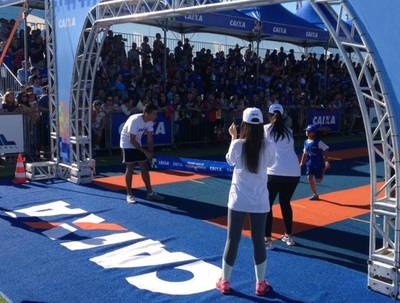 Cerca de 1,5 mil estudantes participam da Maratoninha Caixa 