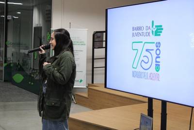 Acadêmicos da UniSatc desenvolvem campanha voluntária para 75 anos do Bairro da Juventude