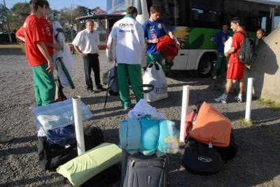 Delegação de Criciúma chegando em Brusque