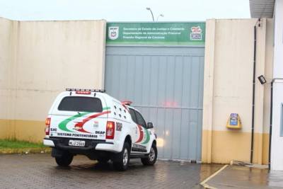 Homem é encaminhado ao Presídio Regional de Criciúma devido à dívida de R$ 24 mil