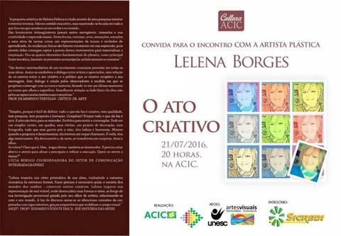 “O ato criativo” será tema de encontro na Acic
