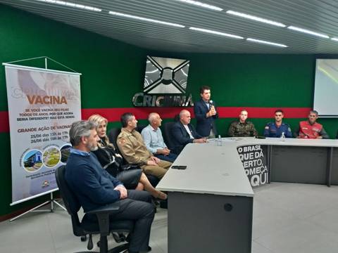Criciúma Vacina: prefeitura lança campanha para reverter baixo índice de imunizações no município