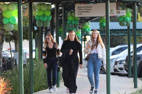 Unesc celebra a chegada de mais de 16 mil estudantes para o início do ano letivo nesta segunda-feira