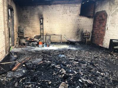 Casa do Hip Hop de Criciúma é atingida por incêndio durante a madrugada desta terça-feira 