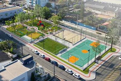 Veja como ficará a Praça da Cesaca após a revitalização em Criciúma