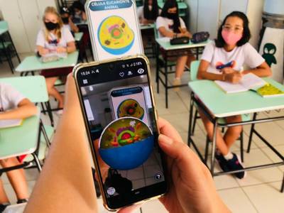 Projeto ‘Realidade Aumentada’ é aplicado com alunos em Içara