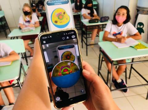 Projeto ‘Realidade Aumentada’ é aplicado com alunos em Içara