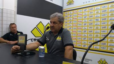 'Não aceitamos essa situação', diz Gilson Kleina sobre empate no Majestoso