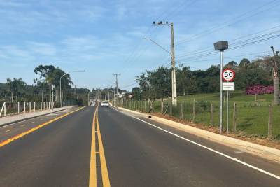Fiscalização eletrônica na rua Pedro Dal Toé notificará excesso de velocidade a partir de setembro
