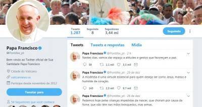 Paz, a palavra de ordem do Papa Francisco