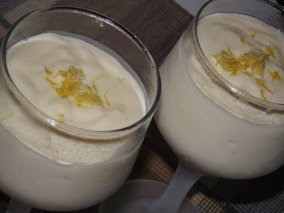 Mousse de Limão Siciliano