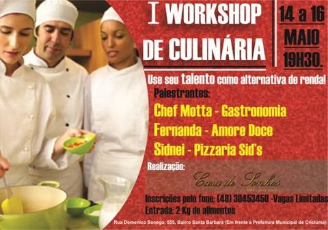 1º Workshop de Culinária