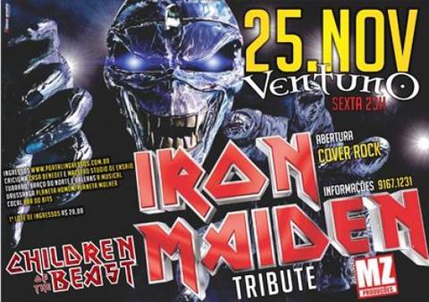 Tributo ao Iron Maiden em Urussanga