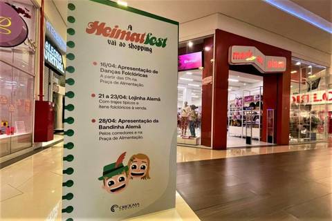 Cultura alemã no Criciúma Shopping para aquecimento da 11ª Heimatfest