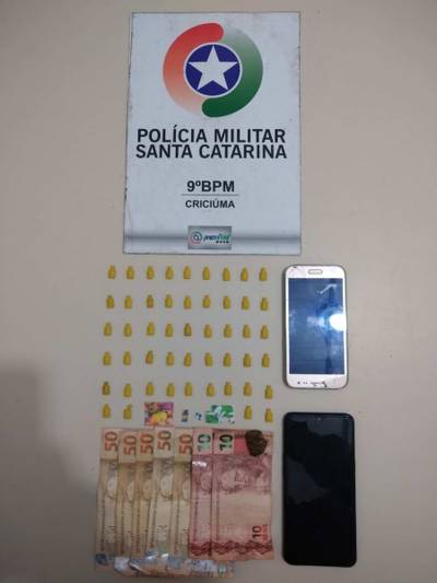 Criciúma: PM apreende ecstasy, LSD e maconha no bairro Bosque do Repouso