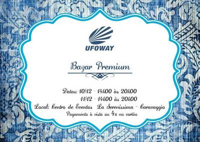 Ufo Way realiza bazar premium