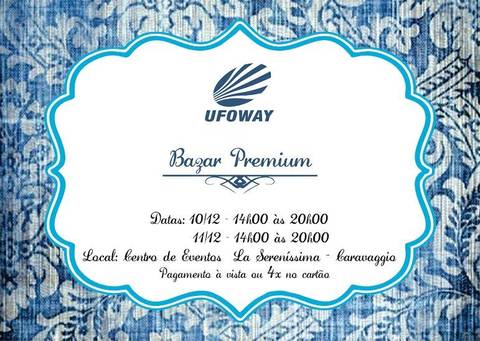 Ufo Way realiza bazar premium