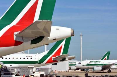 Alitalia suspende voos em Milão