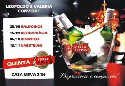 Quinta Stella Rock na Casa Meva