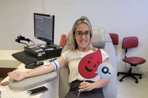 Mais de 50 colaboradores da Unimed Criciúma participam de campanha para doação de sangue