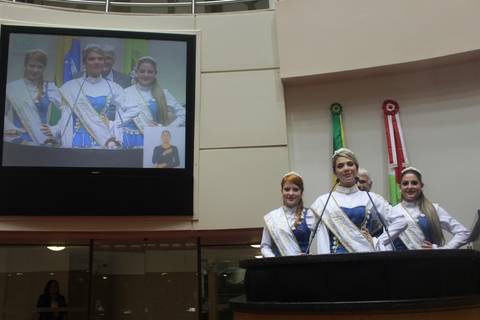 Comitiva divulga 21ª Festa da Tainha na Alesc 