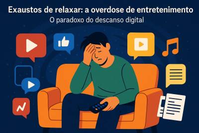 Exaustos de relaxar: a overdose de entretenimento