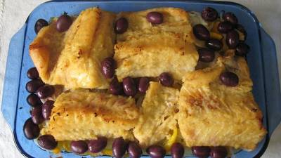 Bacalhau assado em Azeite Extra Virgem 