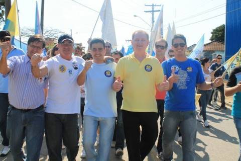 Stüpp e Soratto realizaram caminhada e carreata neste final de semana