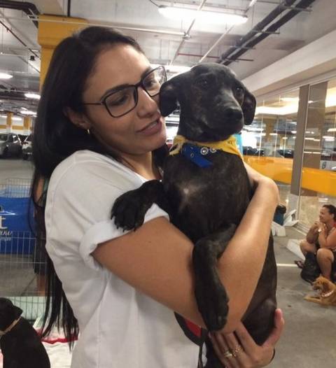 Sucesso na feira de animais no shopping