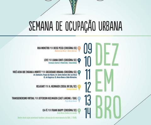 Semana de Ocupação Urbana (SOU) em Criciúma