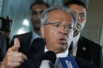 Ministro Paulo Guedes participa do Fórum Econômico Mundial