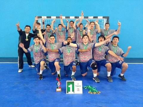 Handebol Masculino é campeão na fase regional da Olesc