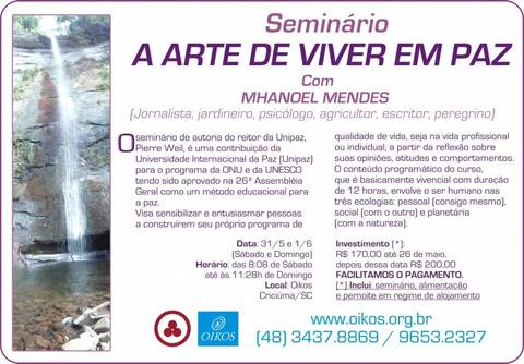 A Arte De Viver Em Paz