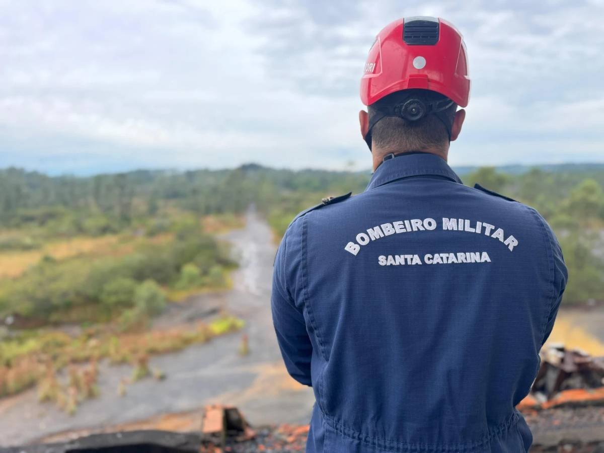 Corpo de Bombeiros suspende buscas por idoso desaparecido em Forquilhinha — foto 1