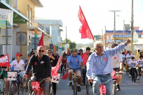 Final de semana de caminhadas e pedaladas para Décio e Lino