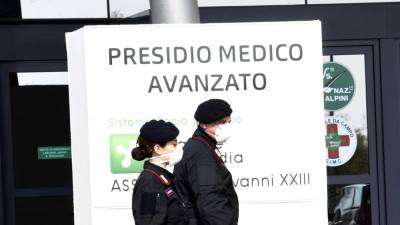 Novos números animadores na Itália na luta contra o coronavírus